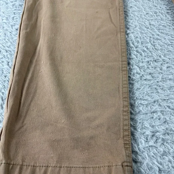 Mugsy Jeans Belmots Tan Khaki Straight Leg Casual Pants Mens 36x32 - Picture 2 of 16
